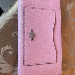 Coach Leather Wallet - 7.5 x 4